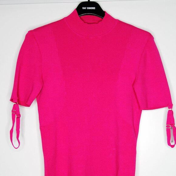 BNWT AW21 JACQUEMUS LA MAILLE TORRE RIBBED TOP PINK 40 - Picture 2 of 12